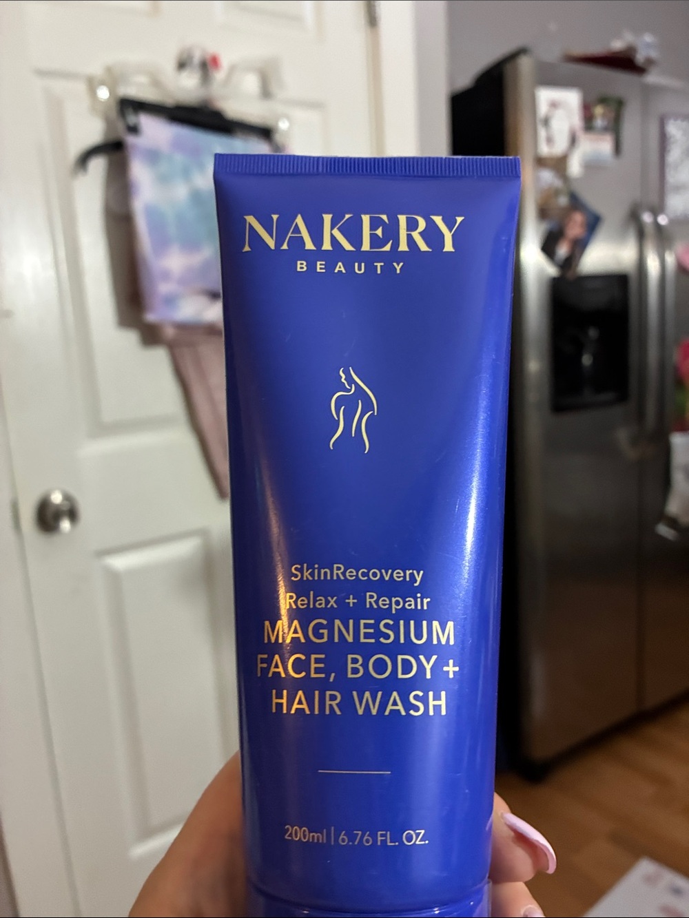 Nakery Beauty Magnesium Face, Body + Hair Wash - Blue